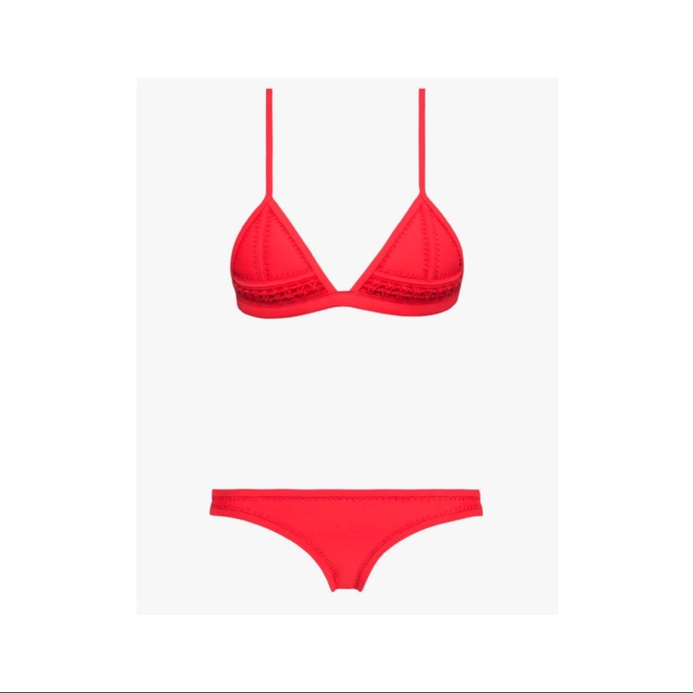 Triangl Gigi Bikini Red Size Small